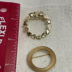 Gerry’s “Circle of life” Gold tone Brooch